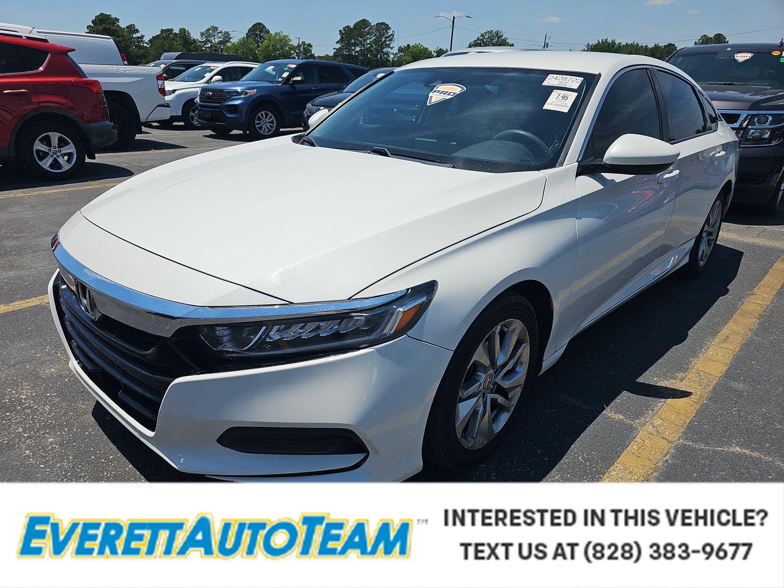 Used 2020 Platinum White Pearl Honda LX image 1