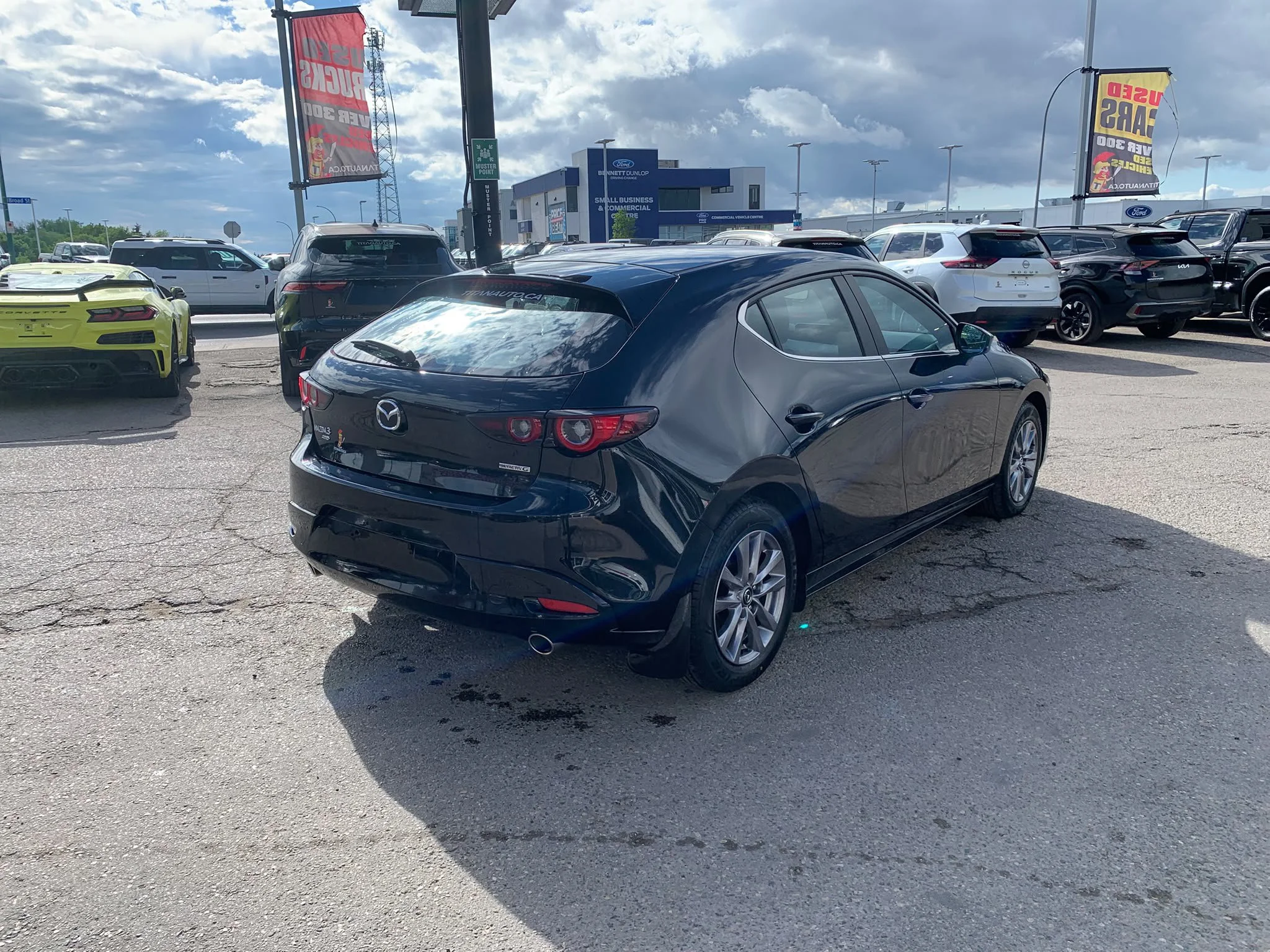 Used 2023 Jet Black Mica Mazda GS Auto*i-ACTIV AWD | Adaptive Cruise | Nav | Htd Seats | Htd Steering Wheel | Blind Spot Detection image 12