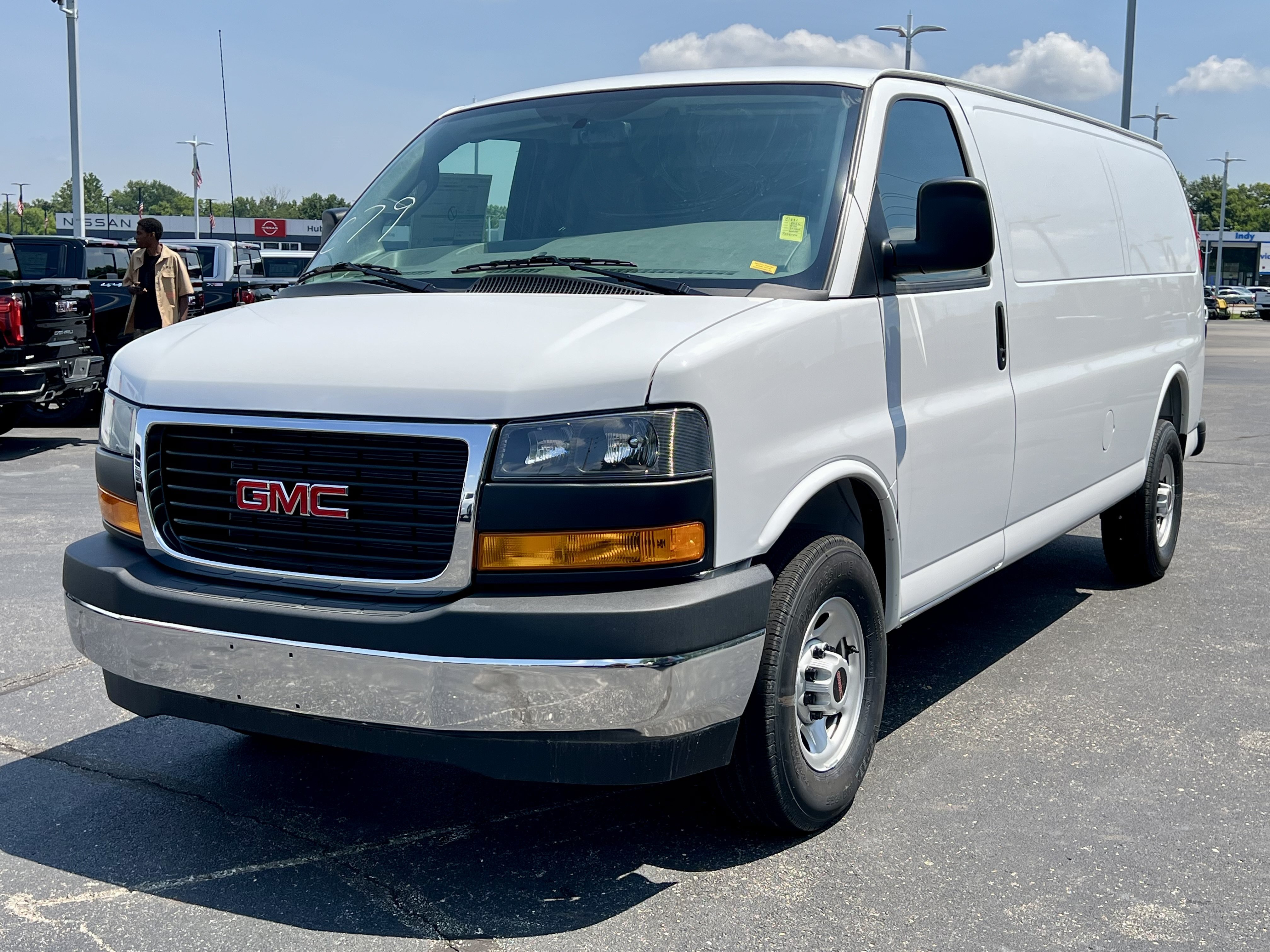 New 2026 Summit White GMC Work Van image 3