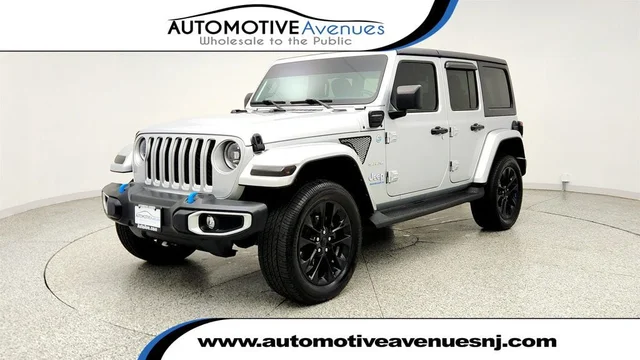 2023 Jeep Wrangler 4xe Sahara 4x4 w/ Black Hard Top, Cold Weather & Tow Groups