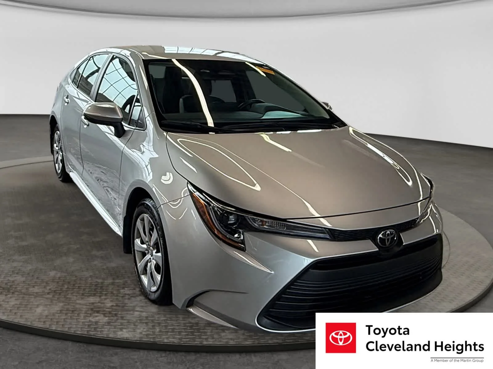 Used 2024 Classic Silver Metallic Toyota LE image 3