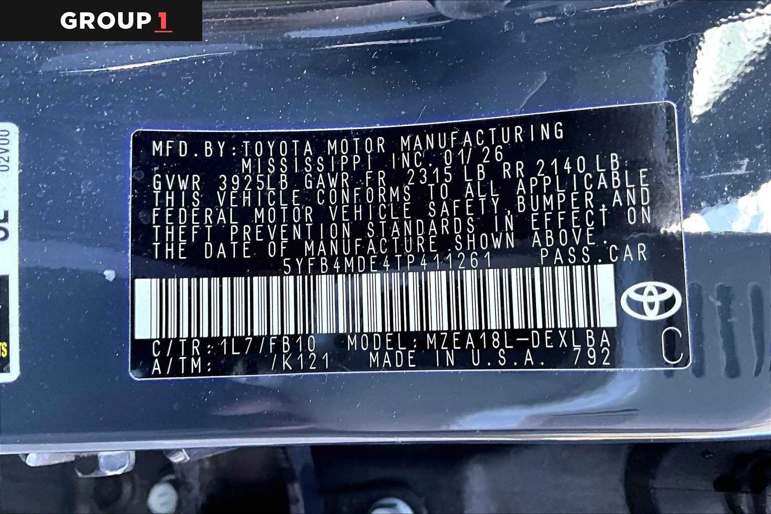 Certified Used 2026 Underground Toyota LE image 35