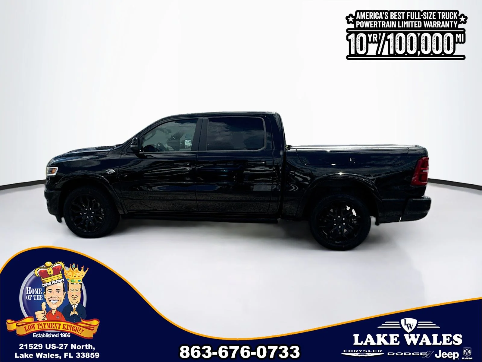 New 2026 Diamond Black Crystal Pearl-Coat Exterior Paint RAM Limited image 3