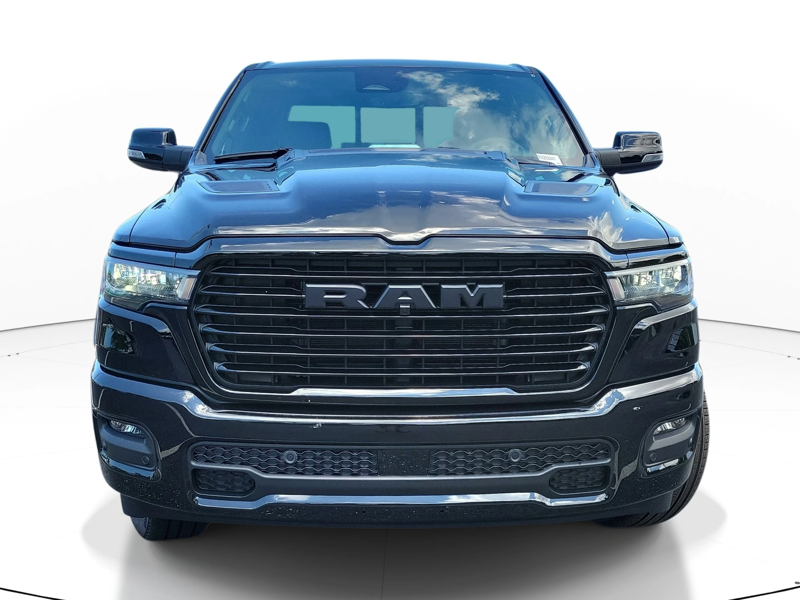 New 2026 Diamond Black Crystal Pearlcoat RAM Laramie image 2