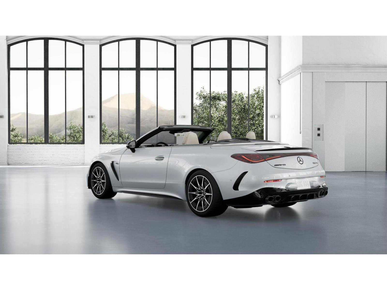 New 2027 MANUFAKTUR Moonlight White Metallic Mercedes-Benz AMG® CLE 53 4MATIC+ Cabriolet image 44