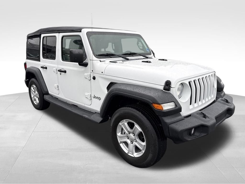 Used 2019 White Jeep Unlimited Sport image 8