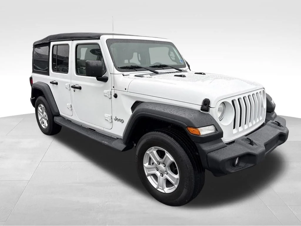 Used 2019 White Jeep Unlimited Sport image 8