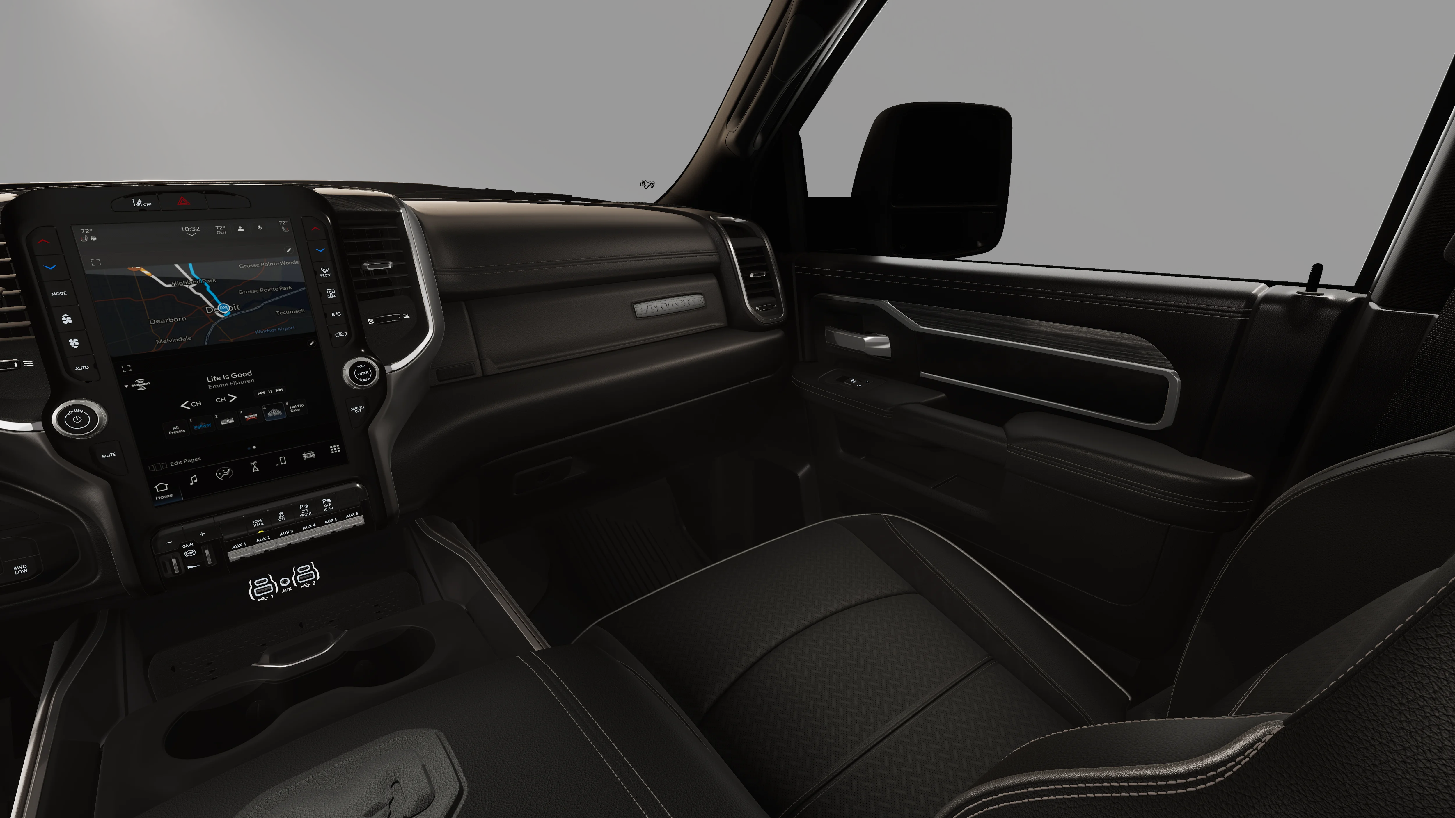 New 2026 Diamond Black Crystal Pearl-Coat Exterior Paint RAM Laramie image 19