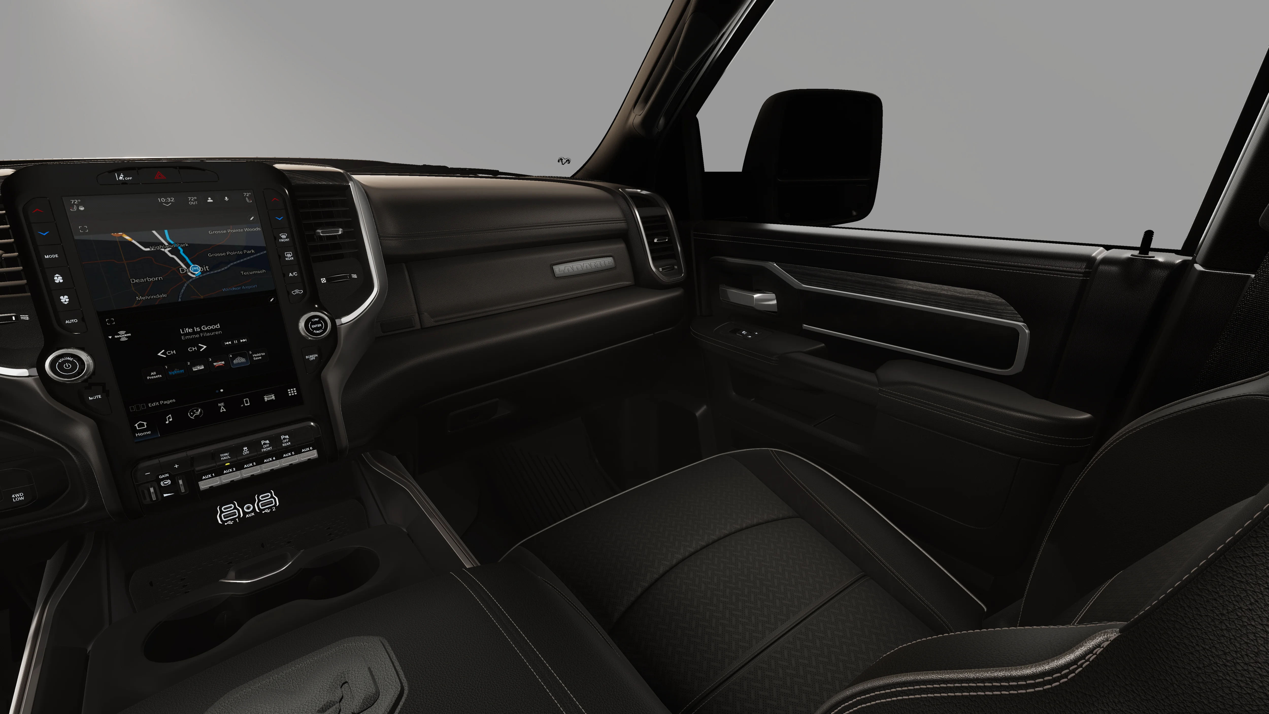 New 2026 Diamond Black Crystal Pearl-Coat Exterior Paint RAM Laramie image 19