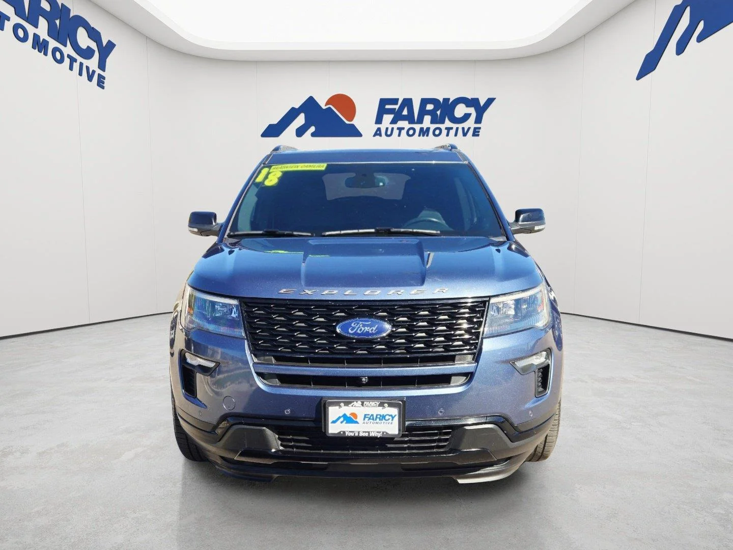 Used 2018 Blue Ford Sport image 2