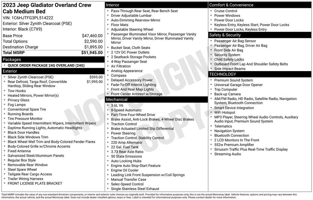 2023 Jeep Gladiator Overland - Photo 28
