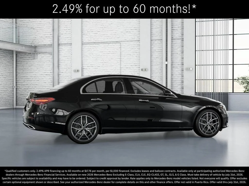 New 2026 Black Mercedes-Benz C 300 image 60