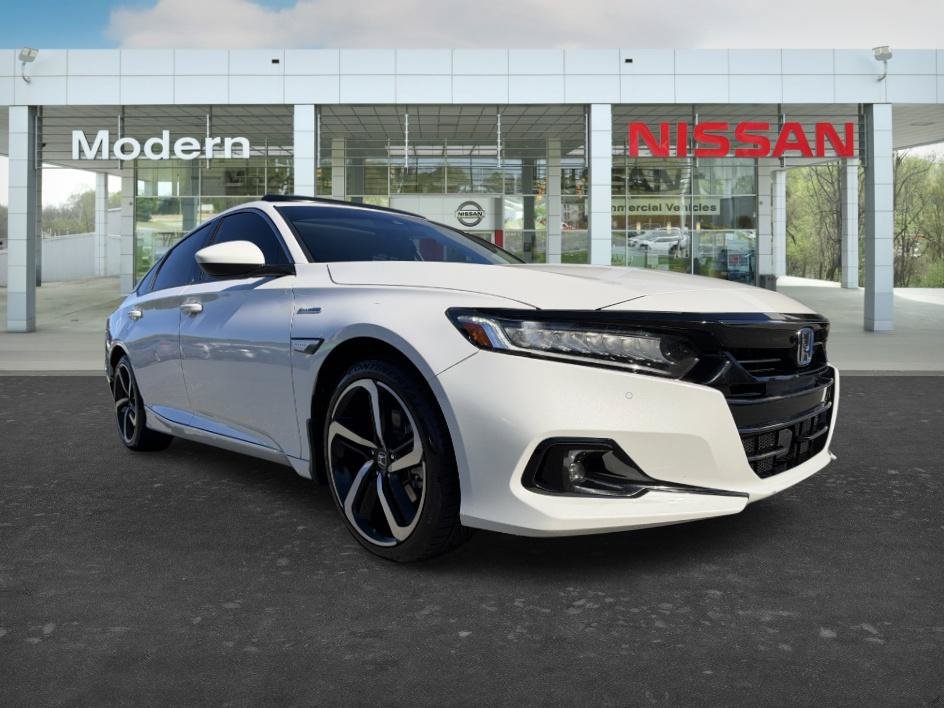 Used 2021 Platinum White Pearl Honda EX image 12