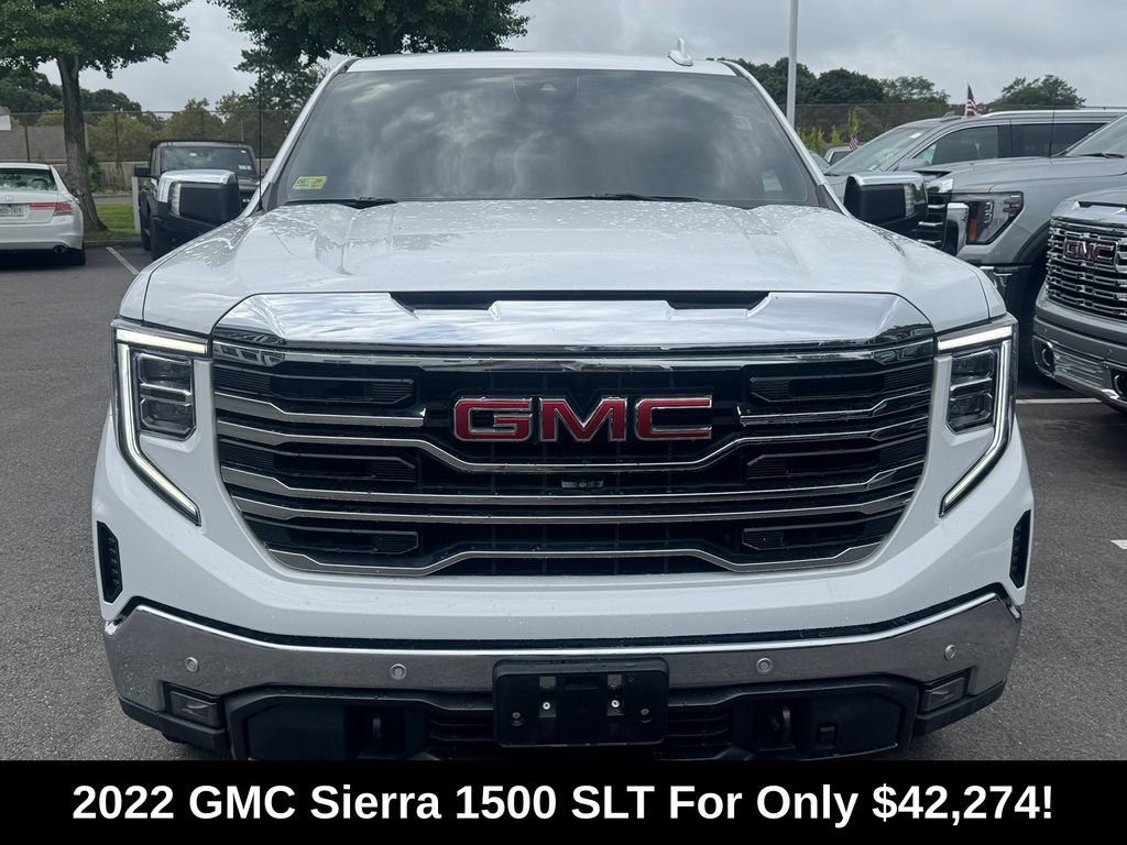 Used 2022 Summit White GMC SLT image 2