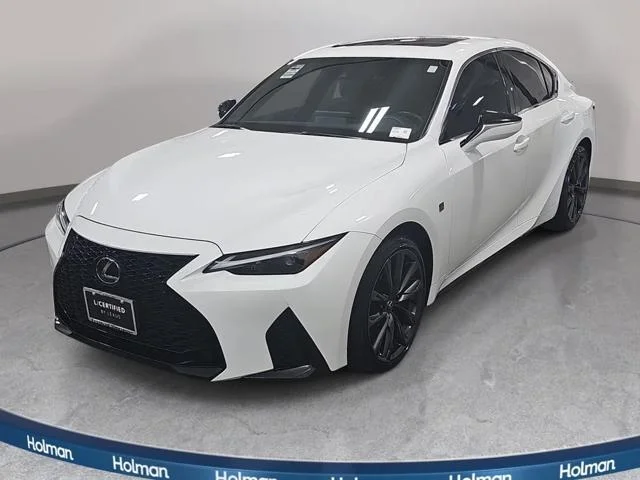 Certified Used 2024 WHITE NOVA GLASS FLAKE Lexus F SPORT DESIGN AWD image 1