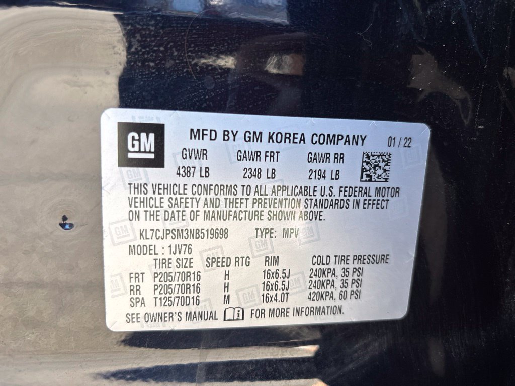 Used 2022 Blue Chevrolet LT image 10