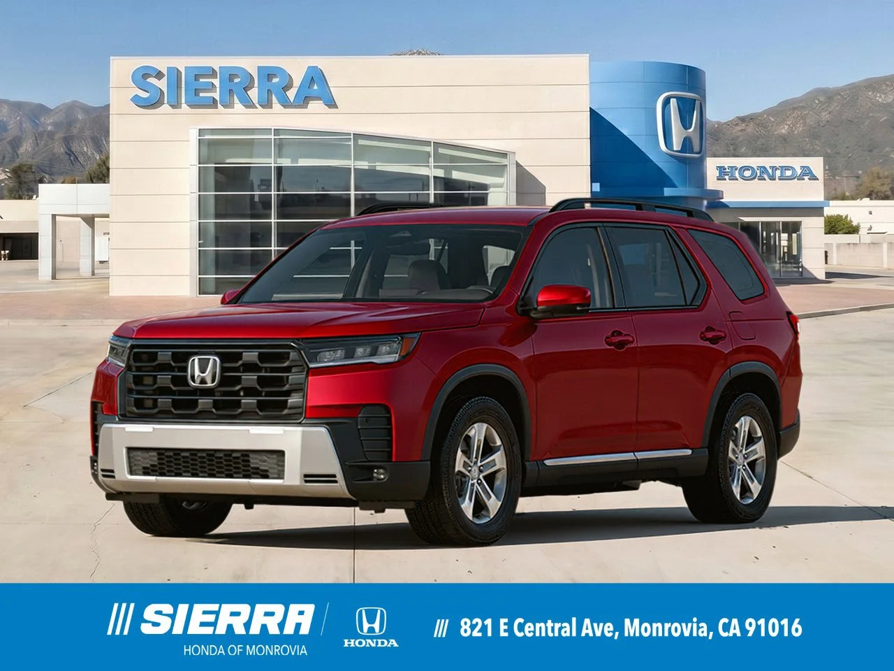 New 2026 Radiant Red Metallic II Honda 2WD Sport image 1