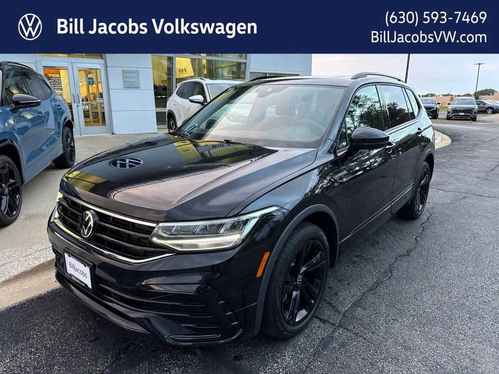 Used 2023 Deep Black Pearl Volkswagen 2.0T SE R-Line Black image 1