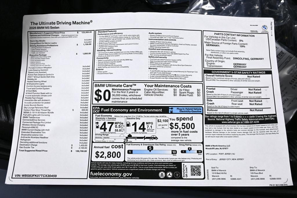 New 2026 Storm Bay Metallic BMW Base image 39