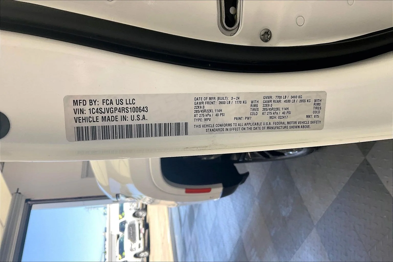 Used 2024 Bright White Clearcoat Jeep Series III image 33