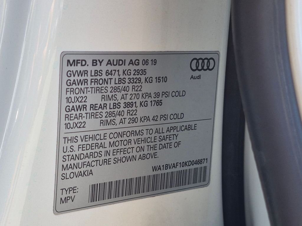 Used 2019 White Audi 3.0T Premium Plus image 34