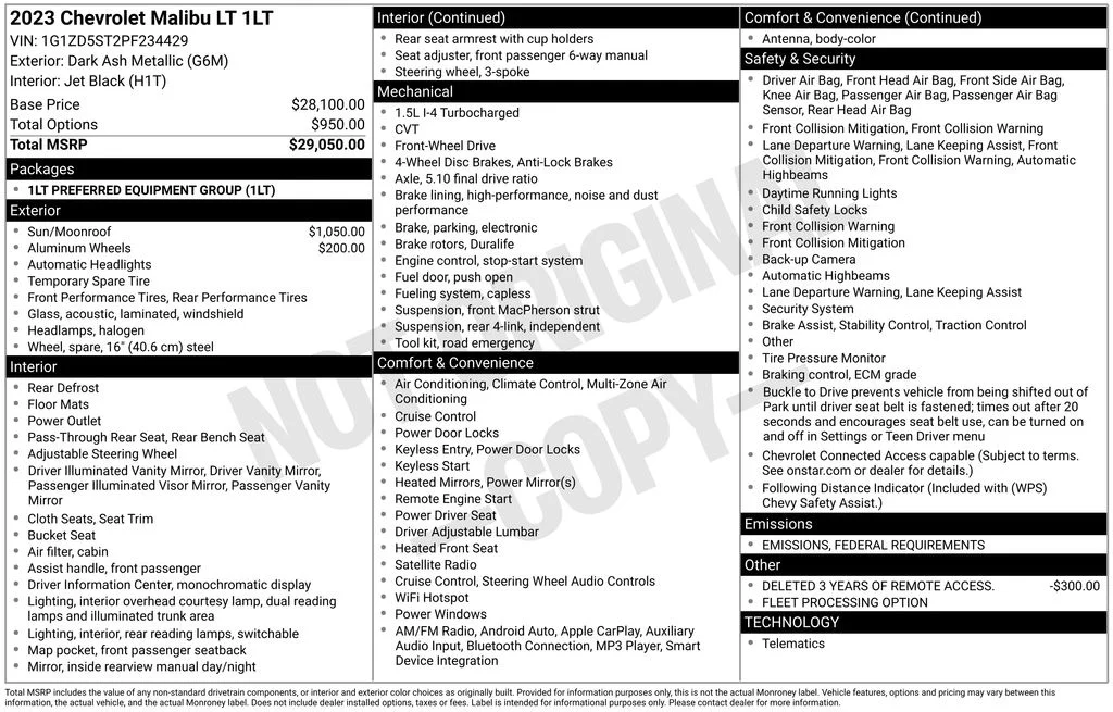 Used 2023 Gray Chevrolet LT image 17