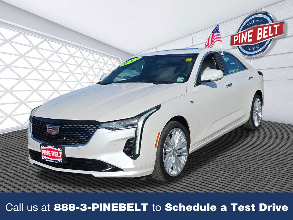 Certified Used 2023 Crystal White Tricoat Cadillac Premium Luxury image 1