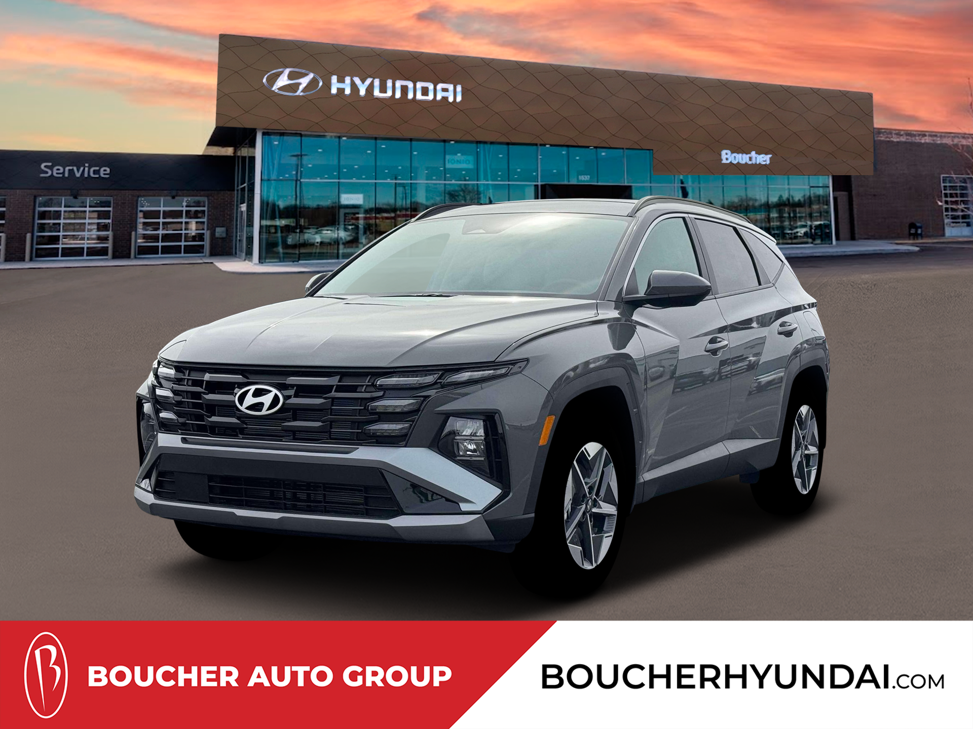 New 2026 Hampton Gray Hyundai SEL AWD image 1