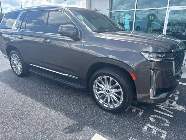 Used 2021 DARK MOCHA METALLIC Cadillac Premium Luxury image 6