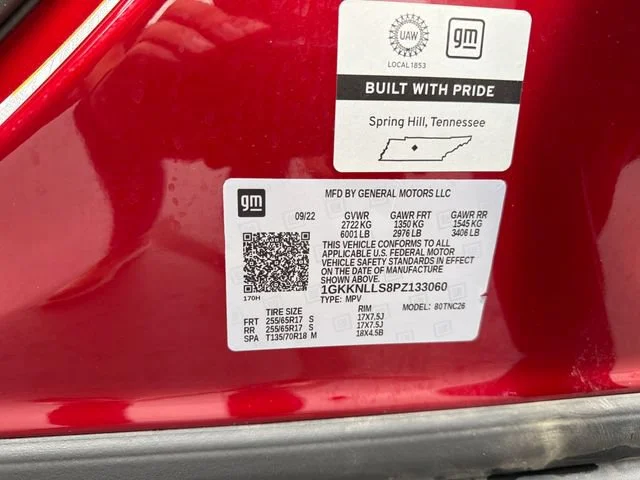 Used 2023 VOLCANIC RED TINTCOAT GMC AT4 image 34