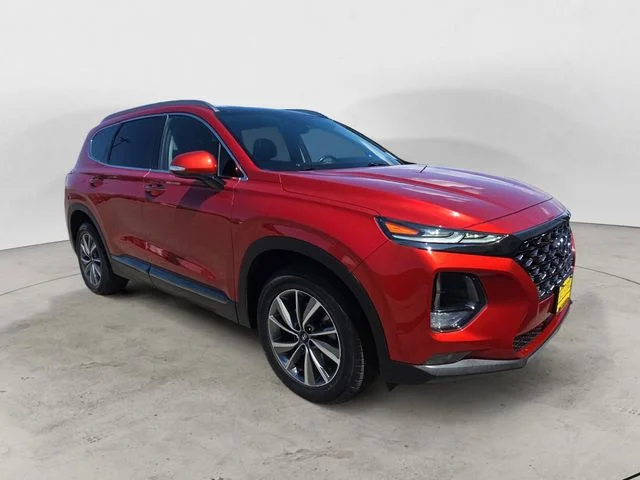 Used 2019 Lava Orange Hyundai Limited image 7