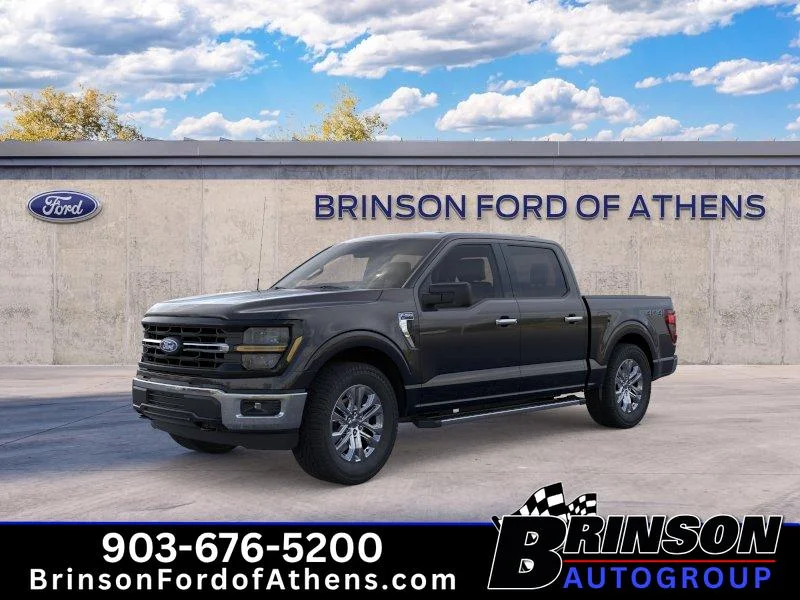 New 2026 Agate Black Metallic Ford XLT image 1