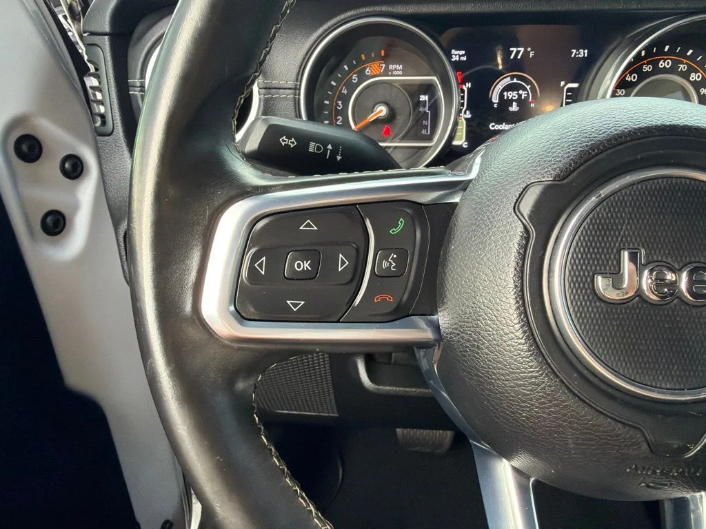 Used 2020 White Jeep Unlimited Sahara image 48