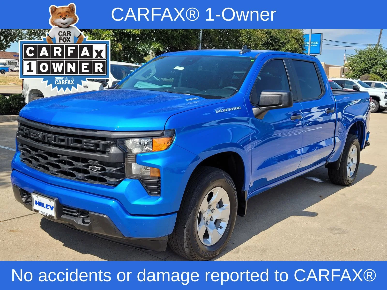 Used 2025 Riptide Blue Metallic Chevrolet Custom image 2