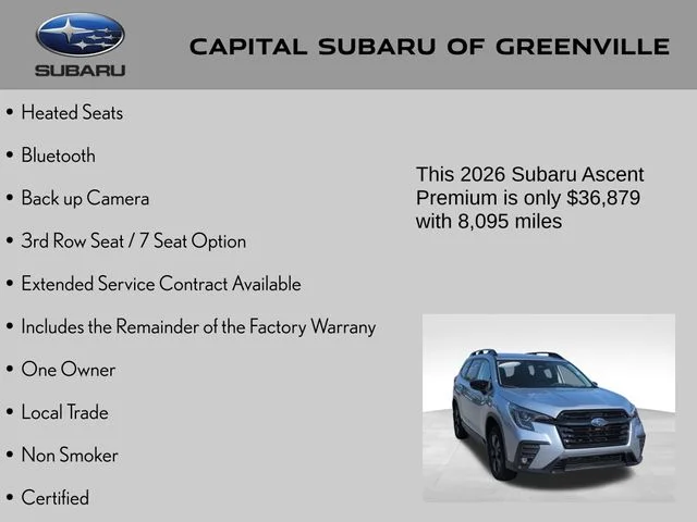 Used 2026 Silver Subaru Premium image 4