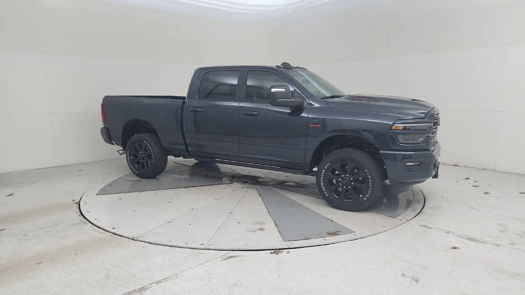 New 2026 Forged Blue Metallic Exterior Paint RAM Laramie image 2