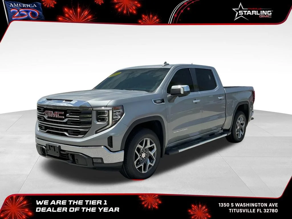 Used 2023 Sterling Metallic GMC SLT image 1