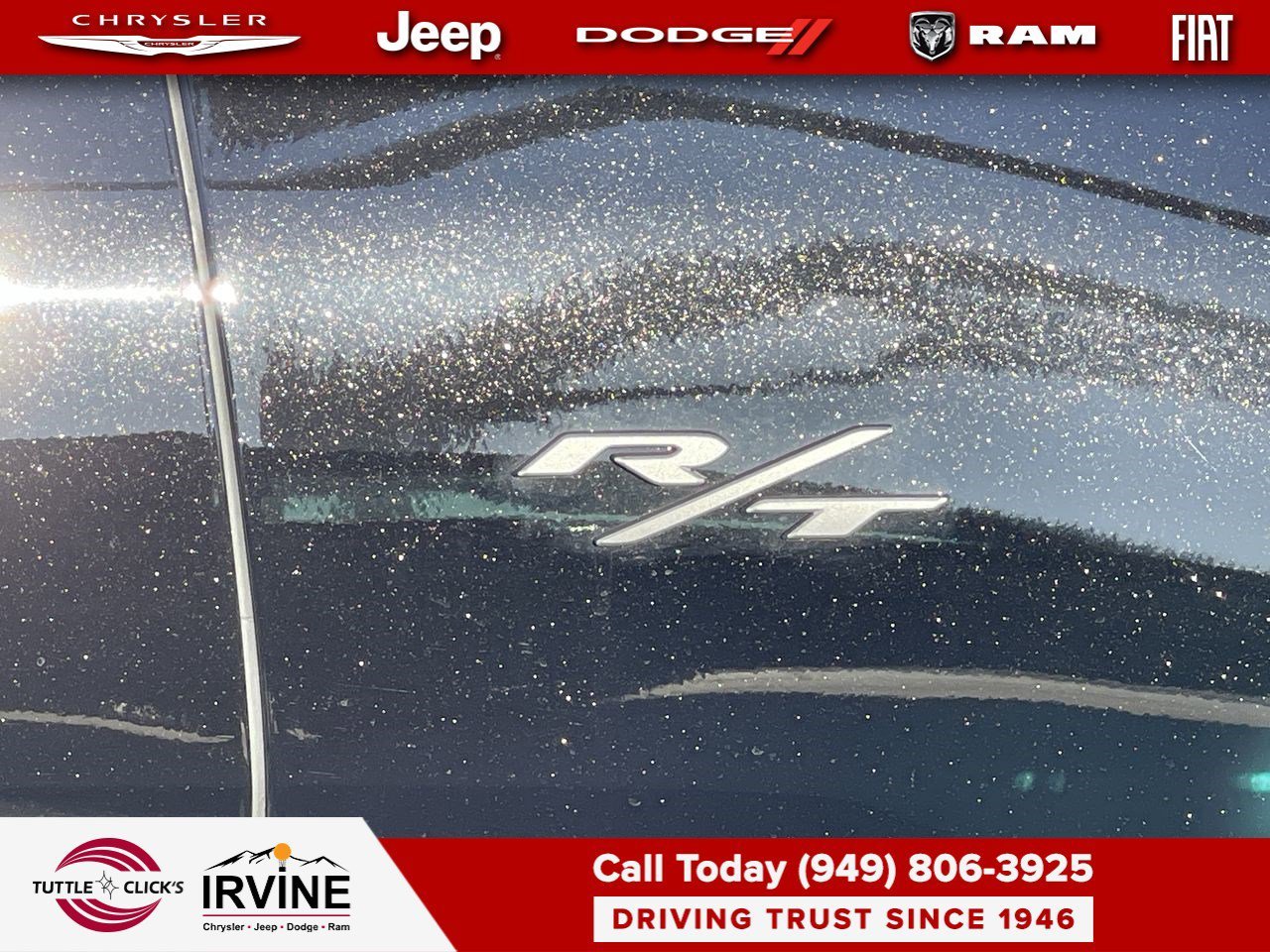New 2026 Diamond Black Crystal Pearlcoat Dodge R/T Plus image 8
