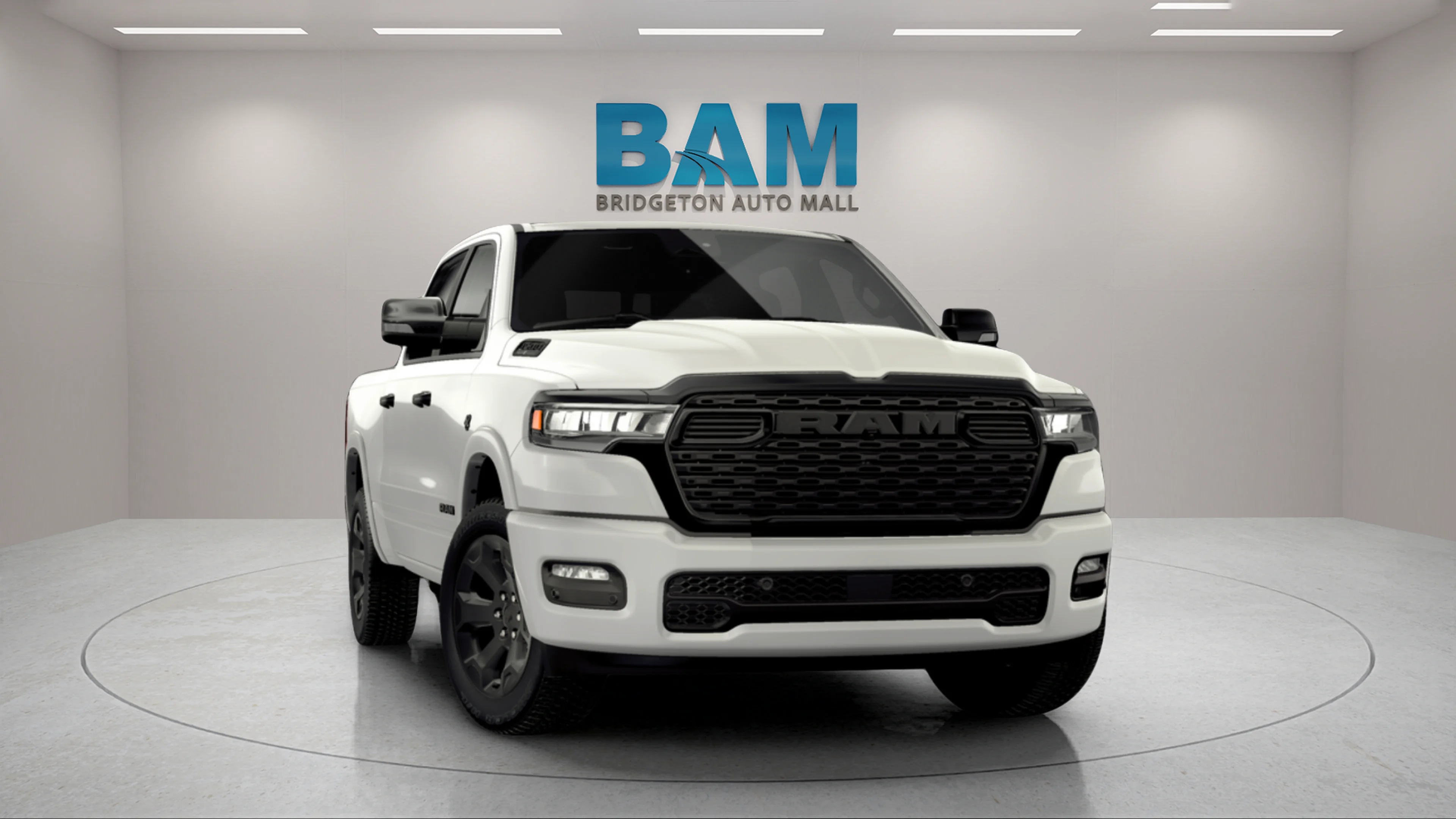 New 2026 Bright White Clear-Coat Exterior Paint RAM Big Horn image 15