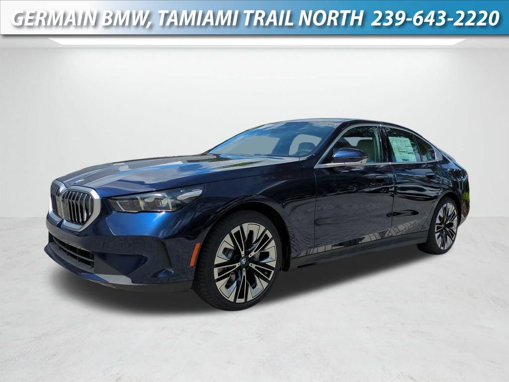 New 2027 Blue BMW 530i xDrive image 1