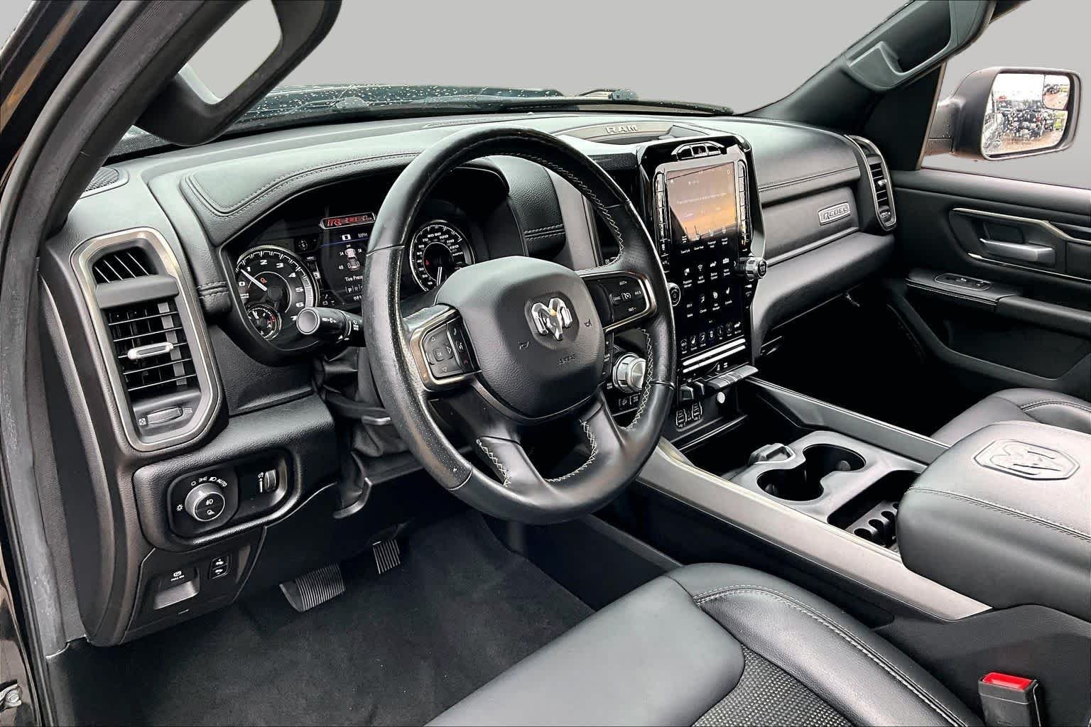 Used 2020 Diamond Black Crystal Pearlcoat Ram Rebel image 17