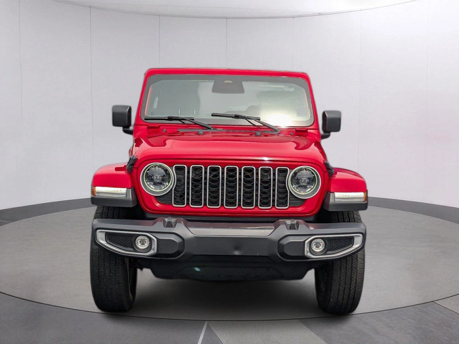Used 2025 Firecracker Red Clearcoat Jeep Sahara image 8