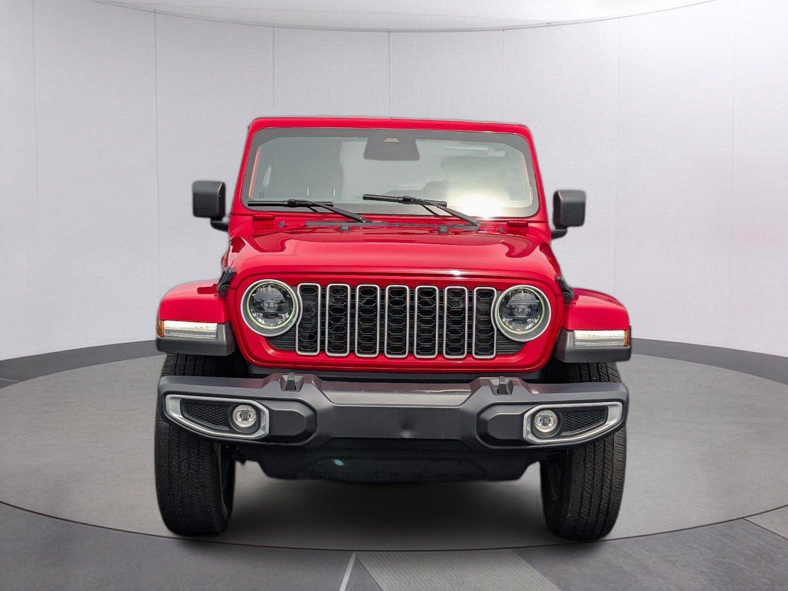 Used 2025 Firecracker Red Clearcoat Jeep Sahara image 8