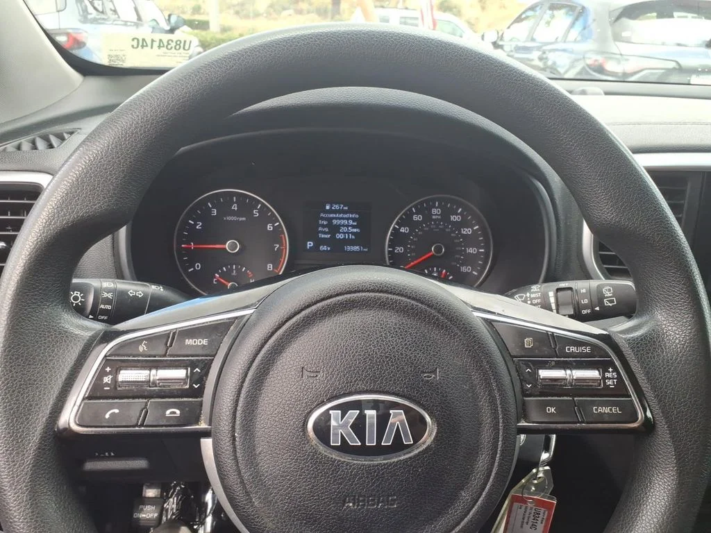 Used 2021 Blue Kia LX image 19