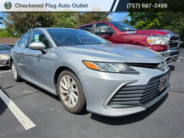 Used 2022 Celestial Silver Metallic Toyota LE image 3