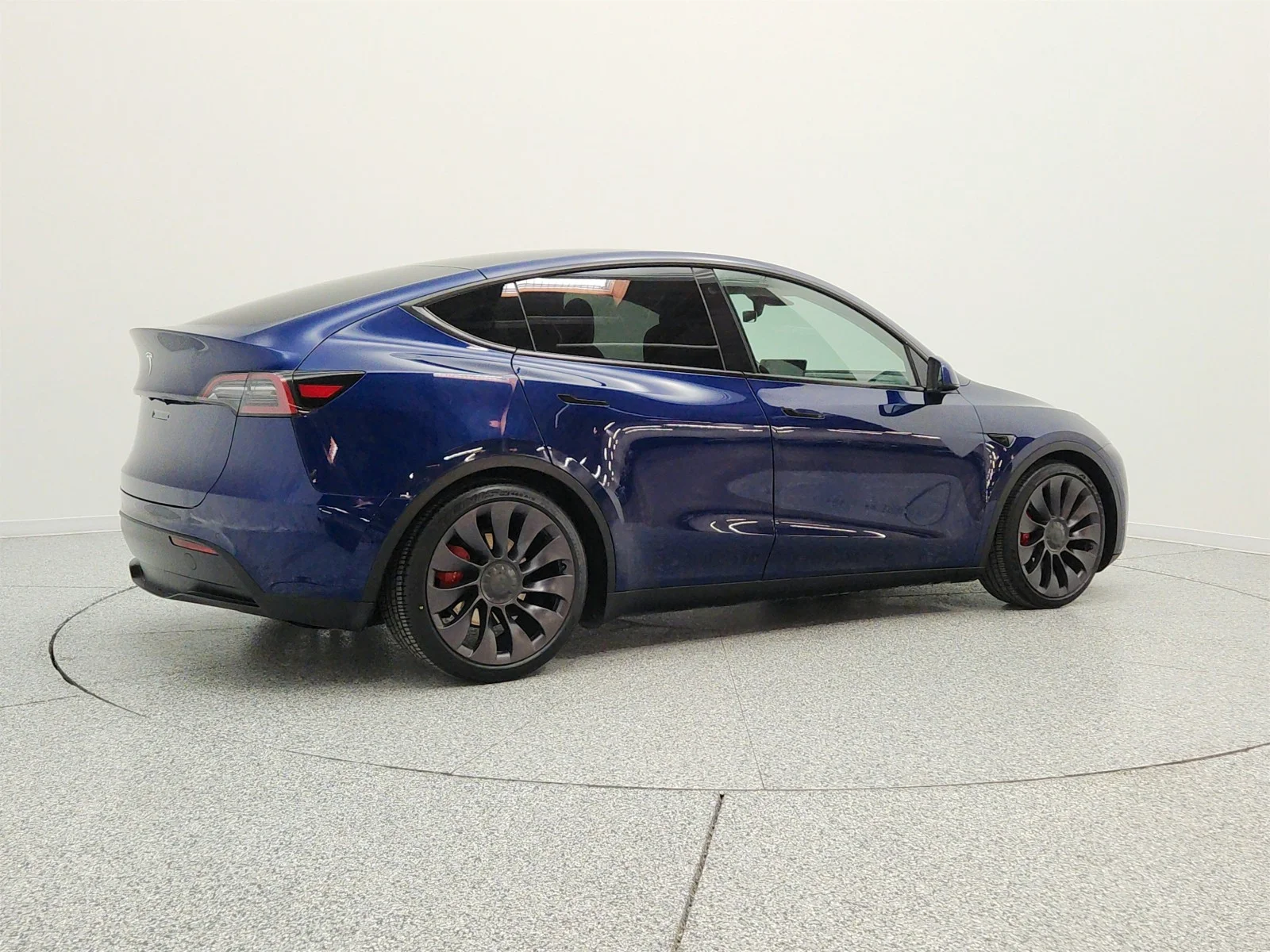 Used 2021 Deep Blue Metallic Tesla Performance AWD image 5