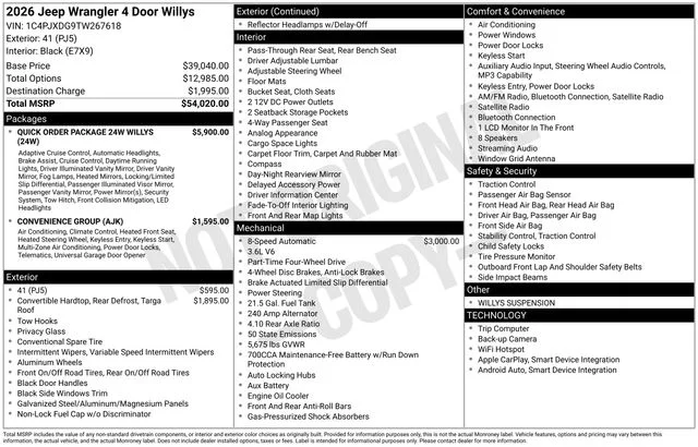 New 2026 41 Jeep Willys image 27