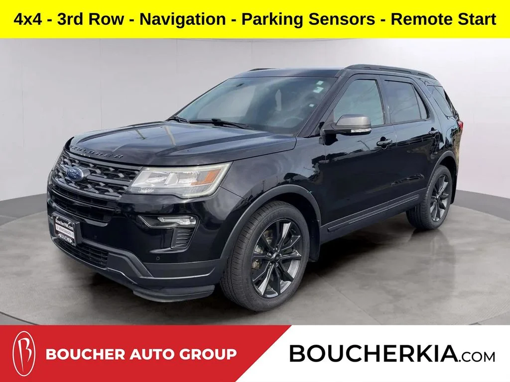 Used 2019 Agate Black Metallic Ford XLT image 1