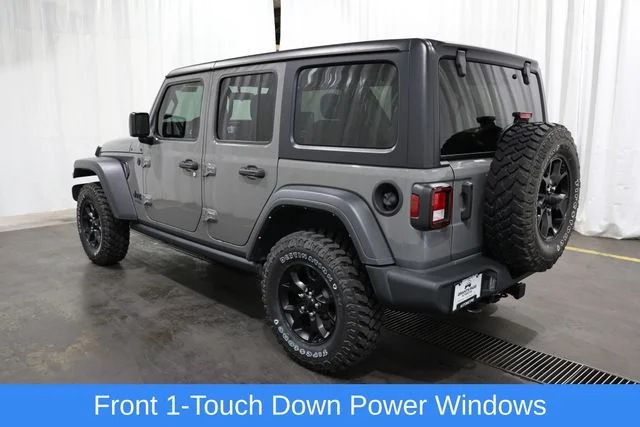 Used 2021 Gray Clearcoat Jeep Unlimited Willys image 6