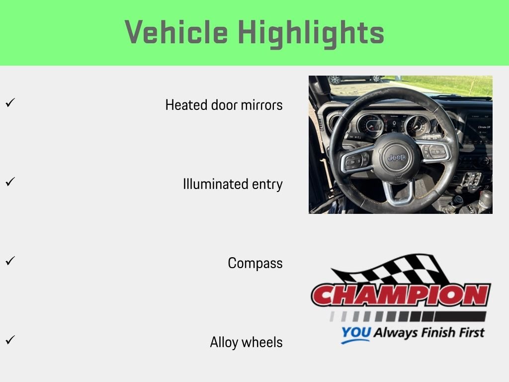Used 2021 Gray Jeep Unlimited Sahara High Altitude image 12